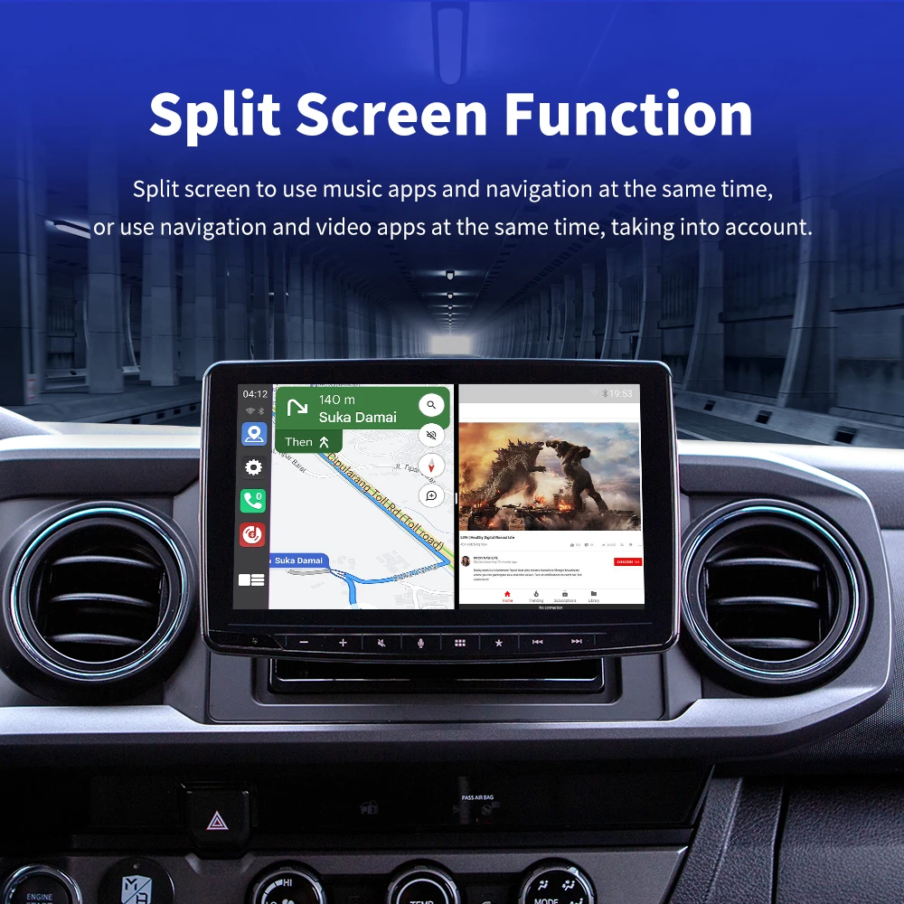 CarAiBOX Qualcomm 6125 8-Core CPU Android 13.0 Wireless CarPlay และ Android auto สําหรับรถเดิมในตัวแบบมีสาย CarPlay