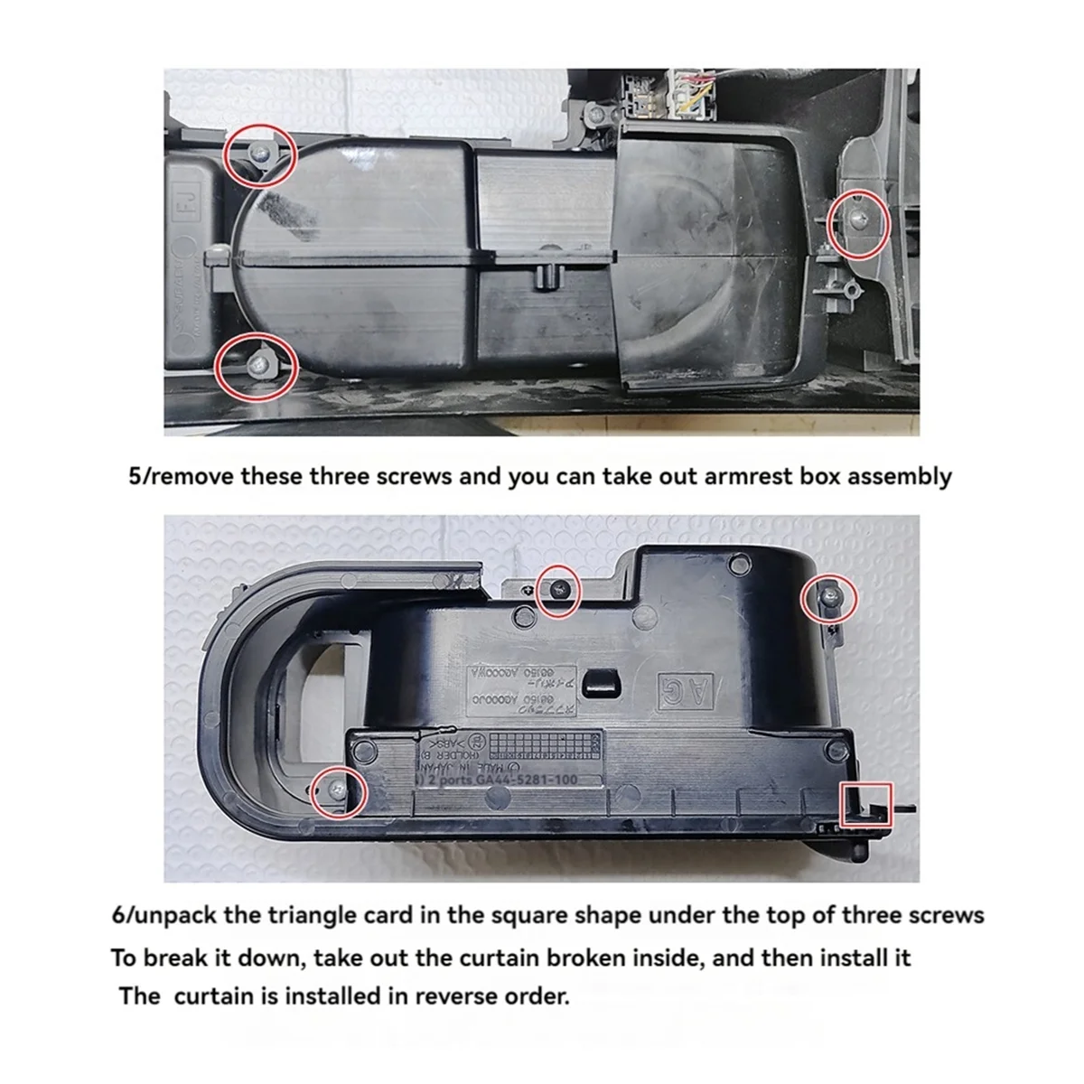 66155ag100jc console central do carro slide rolo suporte de copo capa cega para subaru xv impreza wrx sti