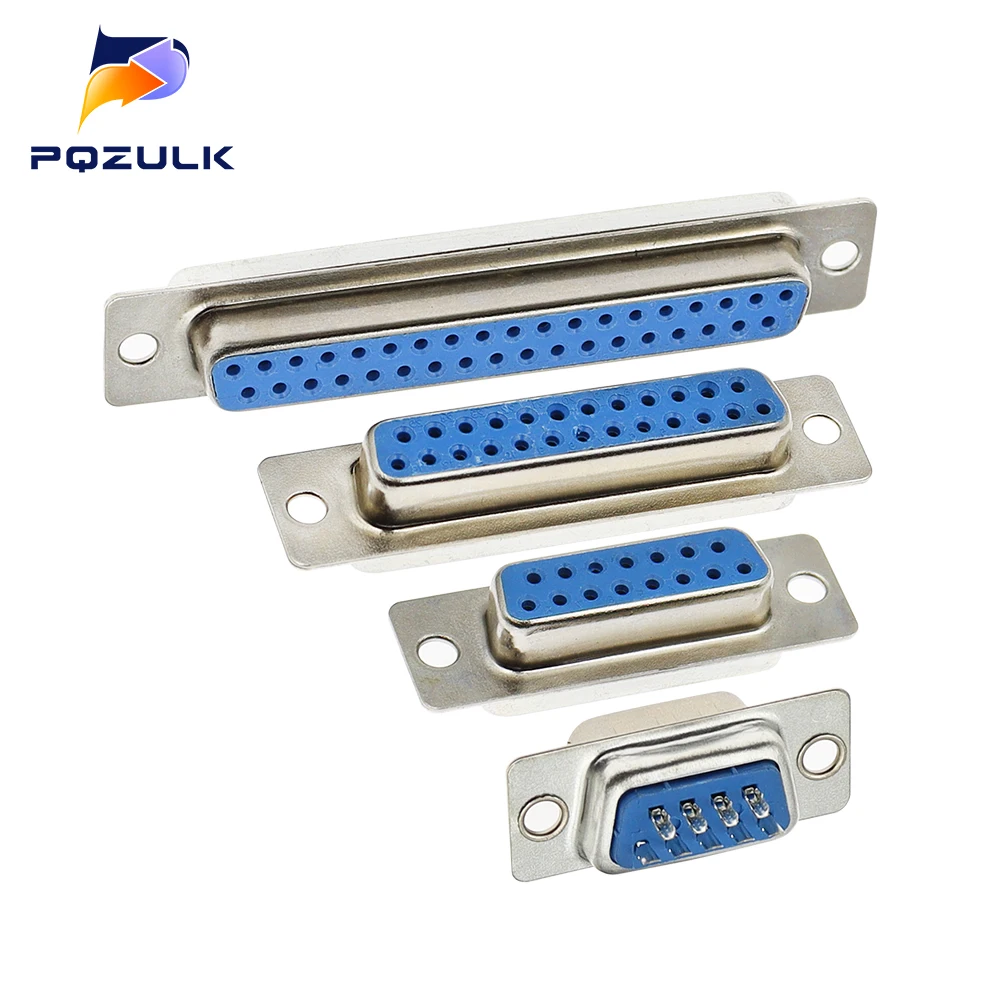 5PCS DB9 DB15 DB25 37 Female Male PCB Mount serial port Connector Solder Type D-Sub RS232 CONNECTORS 9pin socket Adapter FOR PCB