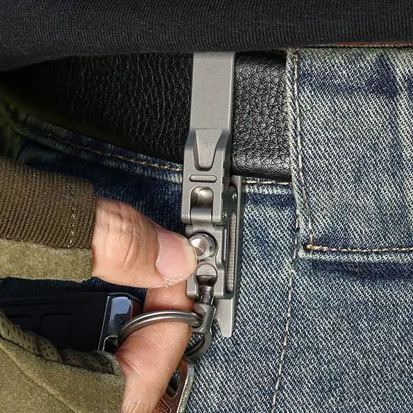 K-Smart X Titanium EDC Belt Buckle Toolkit Keychain