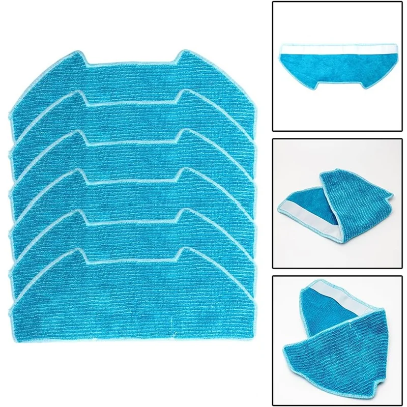 ABVI-Mop Cloth Pads Set Forultra-Dustin Forbobsweep Dustin/RC400 Forihome S1/S1PRO/V9 Spare Parts