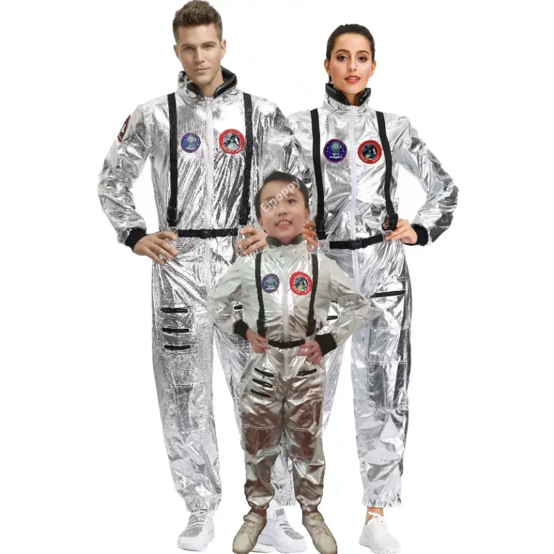 

New adult and children's astronaut costumes, astronauts for men and women, 2025 Halloween family party costumes, birthday gifts
