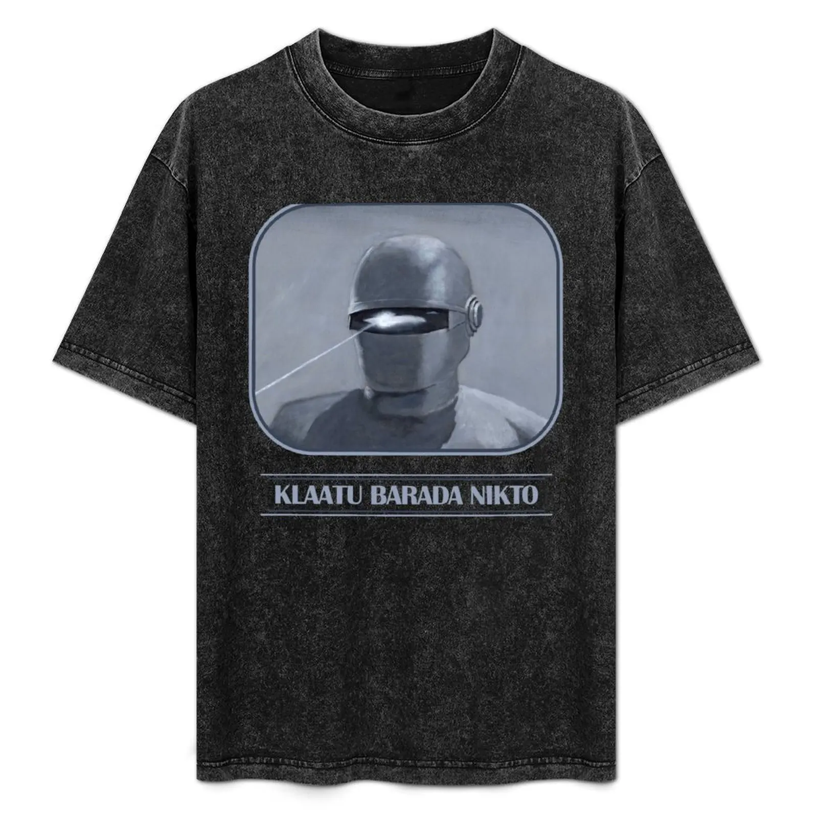 

Klaatu Barada Nikto T-Shirt Casual Basic Street Style T-Shirt