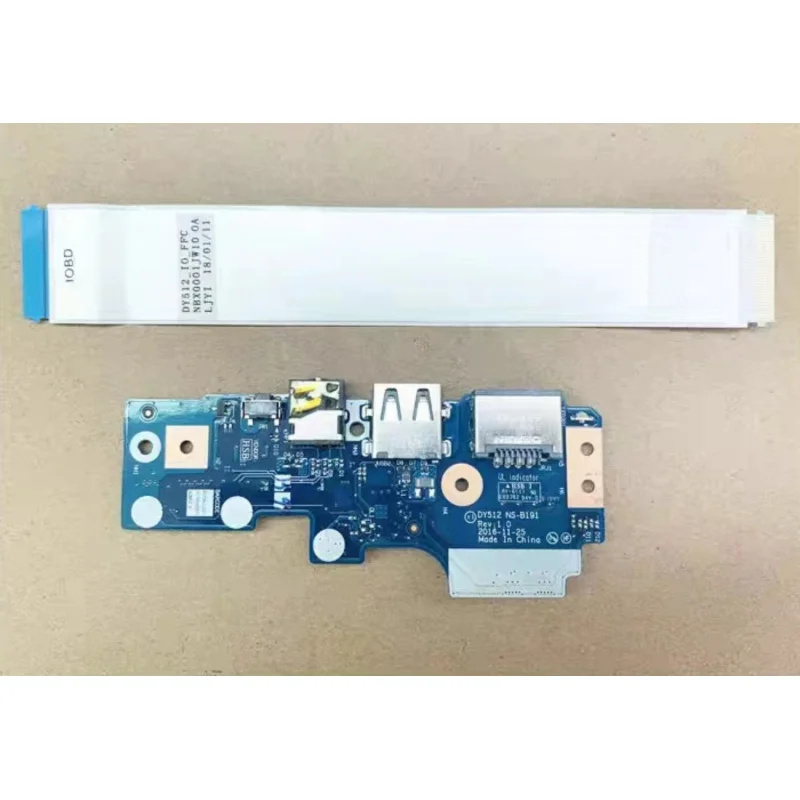 

For Lenovo Legion Y520-15IKBM Laptop Network Card USB Audio Board With Cable DY520 NS-B391 FRU 5C50P24359