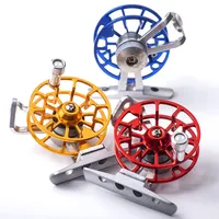 Metal Fishing Reel Upgrade Base Lightweight Mini Fly Wheel Tackle For Trout Pike