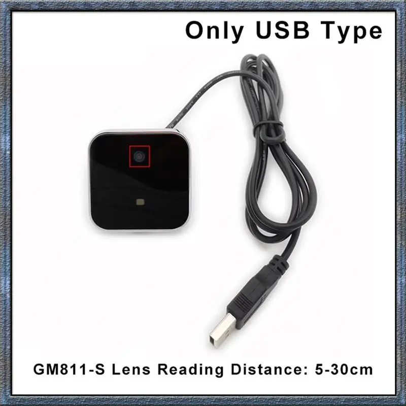 Aug. GM811 Series DC5V Scanner Module USB/UART Interface Qr Code Scanner Module Support Windows PDF417 A