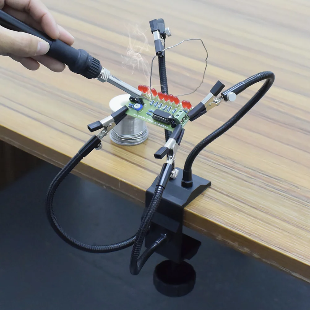 

Многофункциональная сварочная станция из сплава, стабильный зажим, паяльная станция с вращением на 360 градусов для ювелирных изделий, алюминий с четырьмя когтями