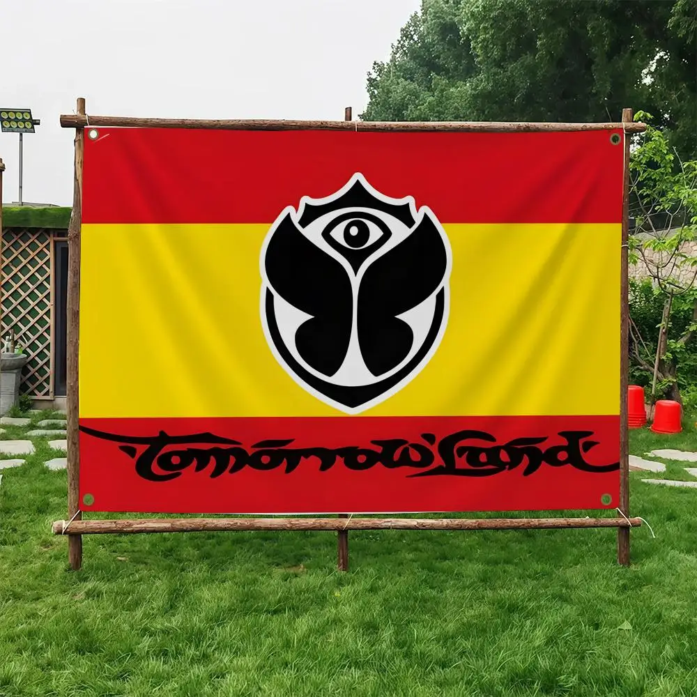 Flags Home Yard & Garden Decor Banner - Indoor Outdoor Wall Hanging Flag T-TomorrowlandS