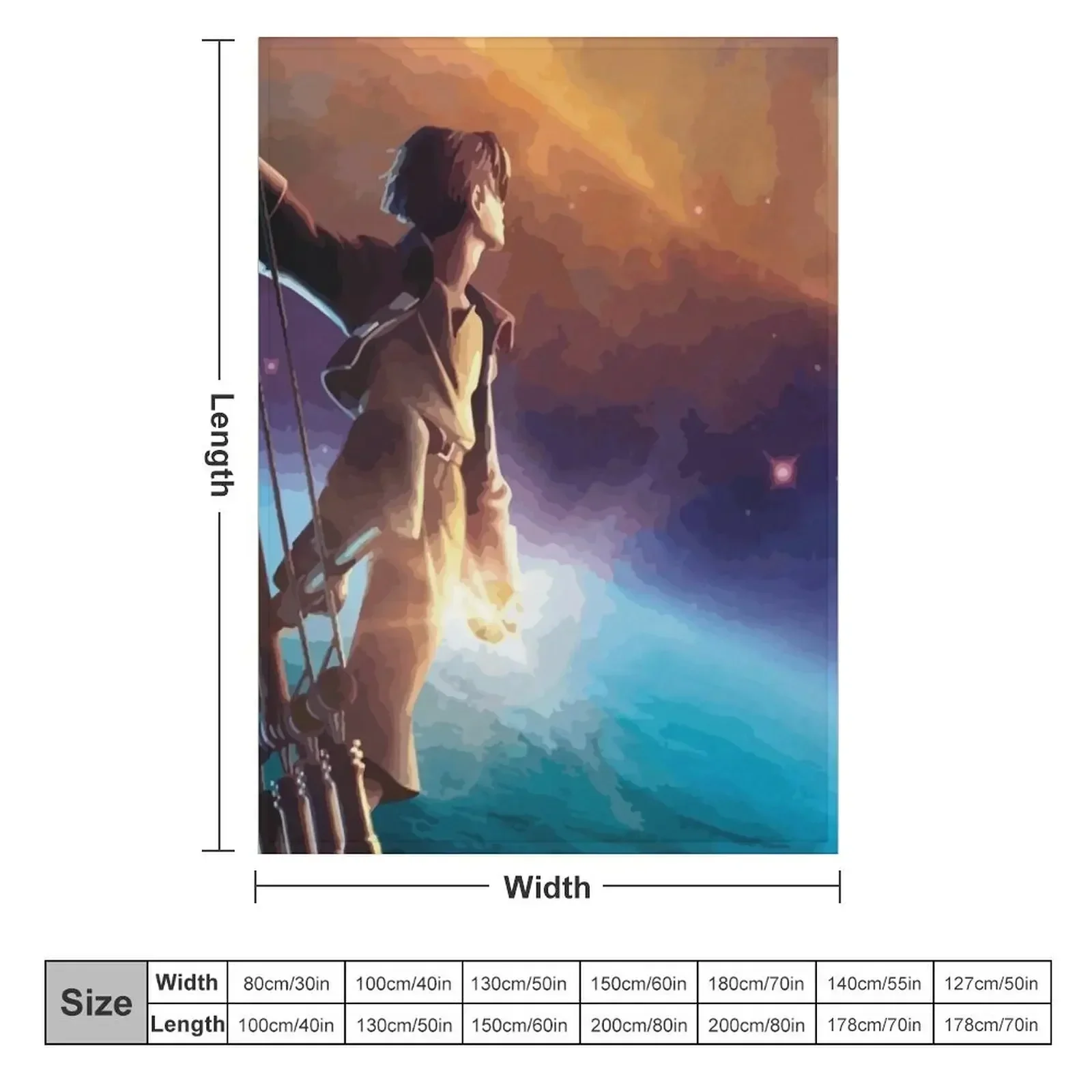 Treasure Planet Throw Blanket Sofa Quilt Custom Weighted Designers Flannel Moving Blankets