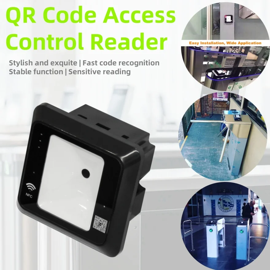 QR500 Scanner QR Code Readers Intelligent Access Control Mi fare Card & QR Code Reader, qr code wiegand reader,qr access control