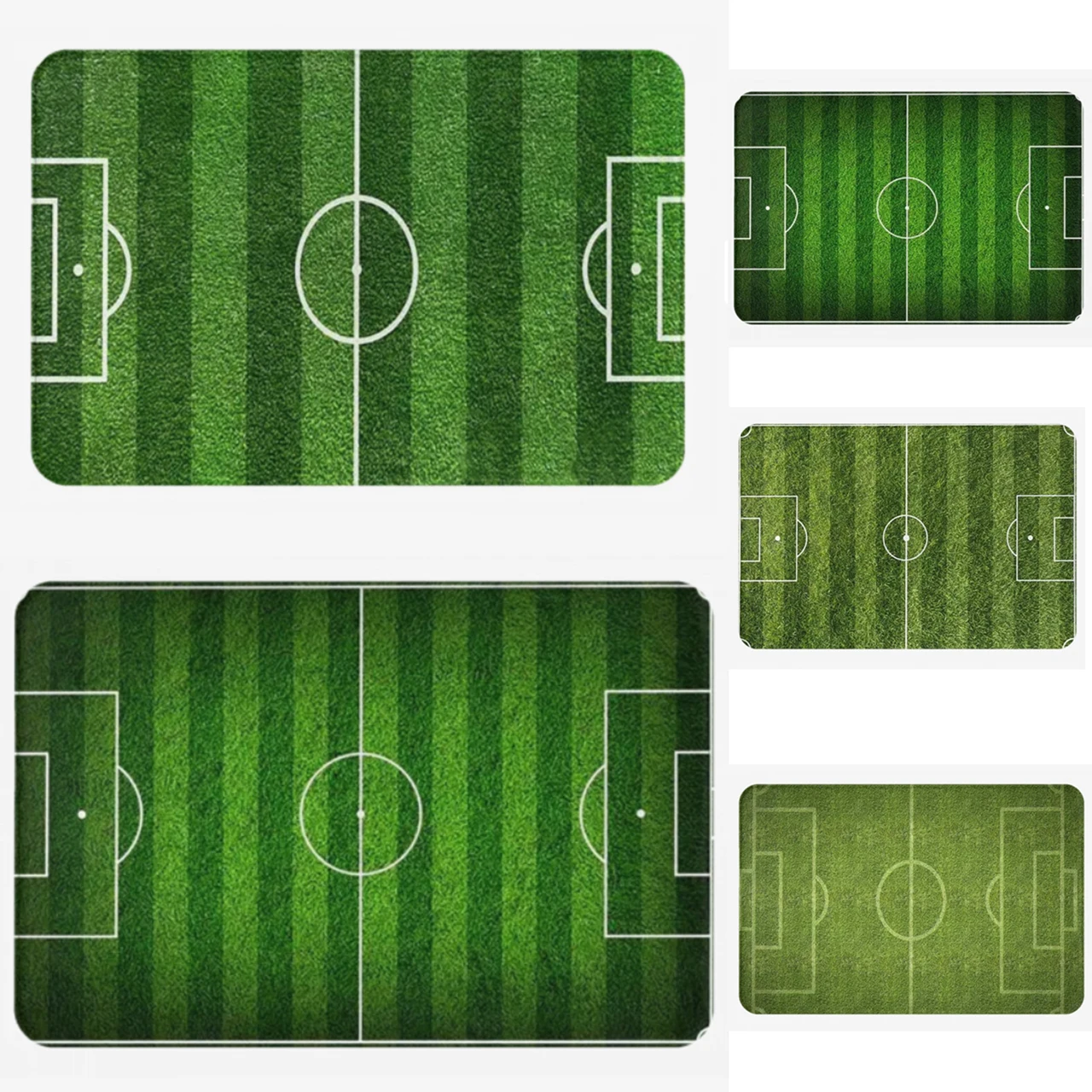 Football Field 6 Doormat Rug Carpet Mat Footpad Polyester Anti-slip Sand Scraping Entrance Kitchen Bedroom Balcony Toilet