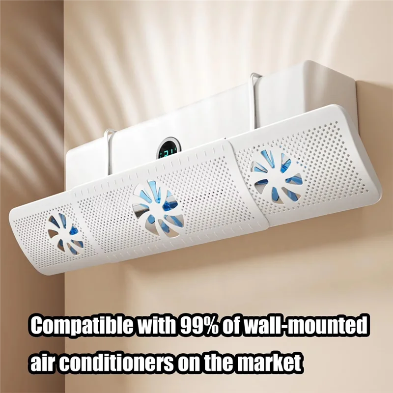 

AT63-перегородка для автомобиля, дома, семьи с тремя вентиляторами, кондиционер для потолочных вентиляционных отверстий для автомобиля, дома, семейной спальни, гостиной