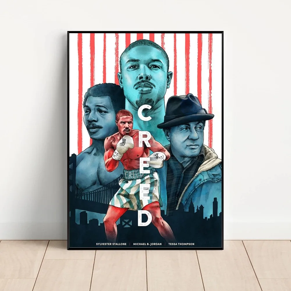 Creed Series Classic Movie boxing  Poster Kraft Club Bar Paper Vintage Poster Wall Art Painting Bedroom Study Stickers