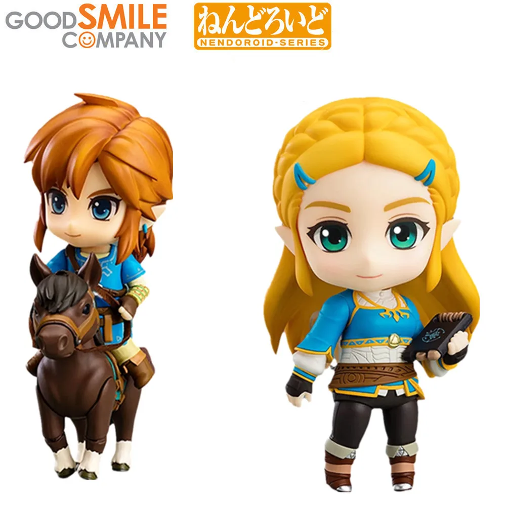 

Original GSC Nendoroid Link Zelda The Legend of Zelda Breath of the Wild Anime Figure Toys Good Smile 733 PVC Doll Kid Gift