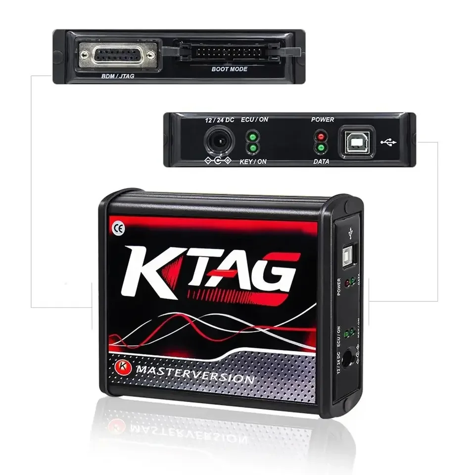 For Ktag V7.020 V2.25 KESS V2.8 V5.017 with Murata Filter ECU Chip Programmer Online EU Unlimited with Toolbox OBD2 Tuning Kit view 6