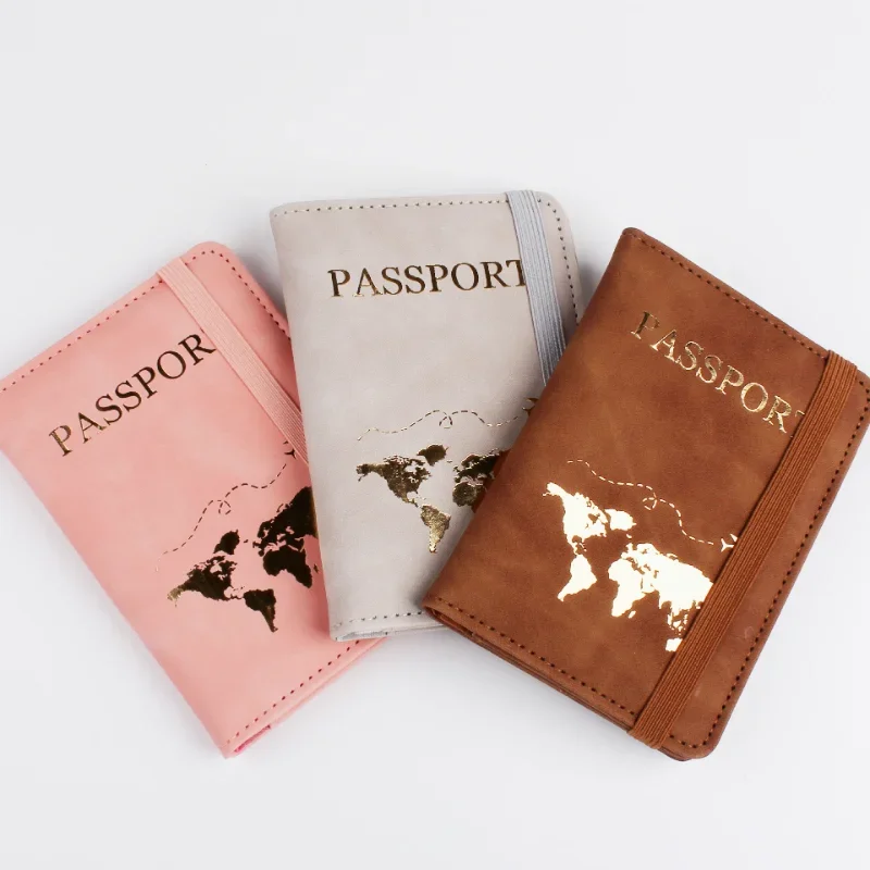 PU Leather Passport Cover Credit ID Card Wallet Waterproof Document Business Card Passport Holder Travel Multifunction Protector