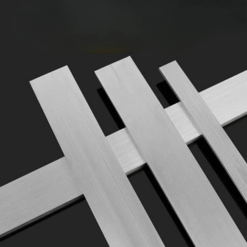 1/2/5pcs Thickness 2/3/4/5mm Width 5mm~50mm 6061 Aluminium Flat Bar Plate Sheets Block CNC Metal Length 500mm