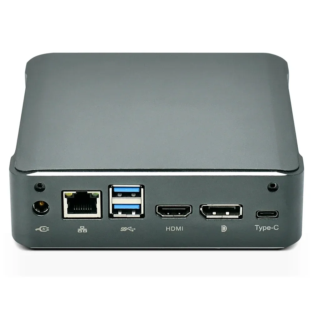 Pocket Mini PC 10th Gen Pen-tium 6405U Wholesale 2*DDR4 M.2 SSD Portable PC Type-C 4K 60Hz HD2.0 DP WiFi Nuc Computer