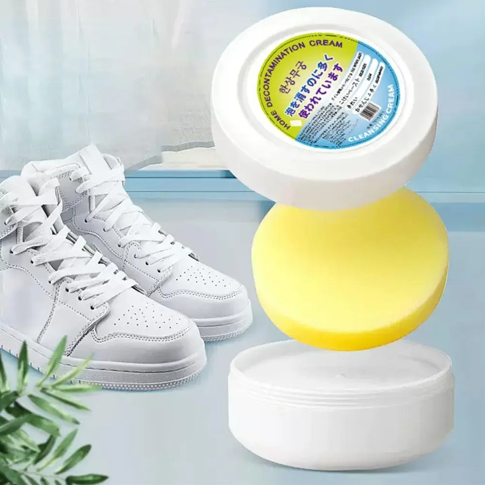 White Shoes Cleaning Cream Household Multi-functional Whitening Cleansing Cream Shoes Stains Remover Cleaning Chemicals