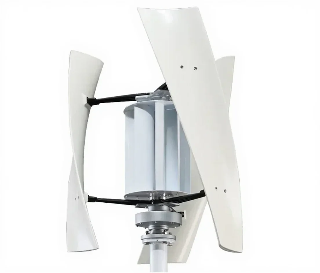 2-5kW Wind Turbine Kit, Three-Blade Permanent Magnet Generator with MPPT Charge Controller