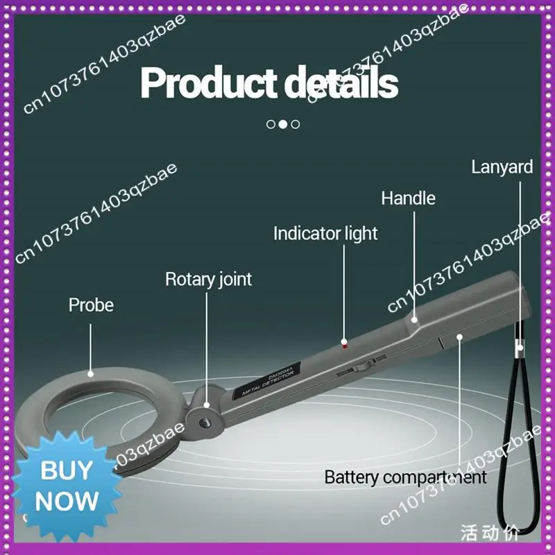 Heißer Ltem Metall Detektor Hohe Empfindlichkeit Metall Scanner Handheld Alarm Scanner DM3004A Sicherheit Checker Pinpointer Suche Spule