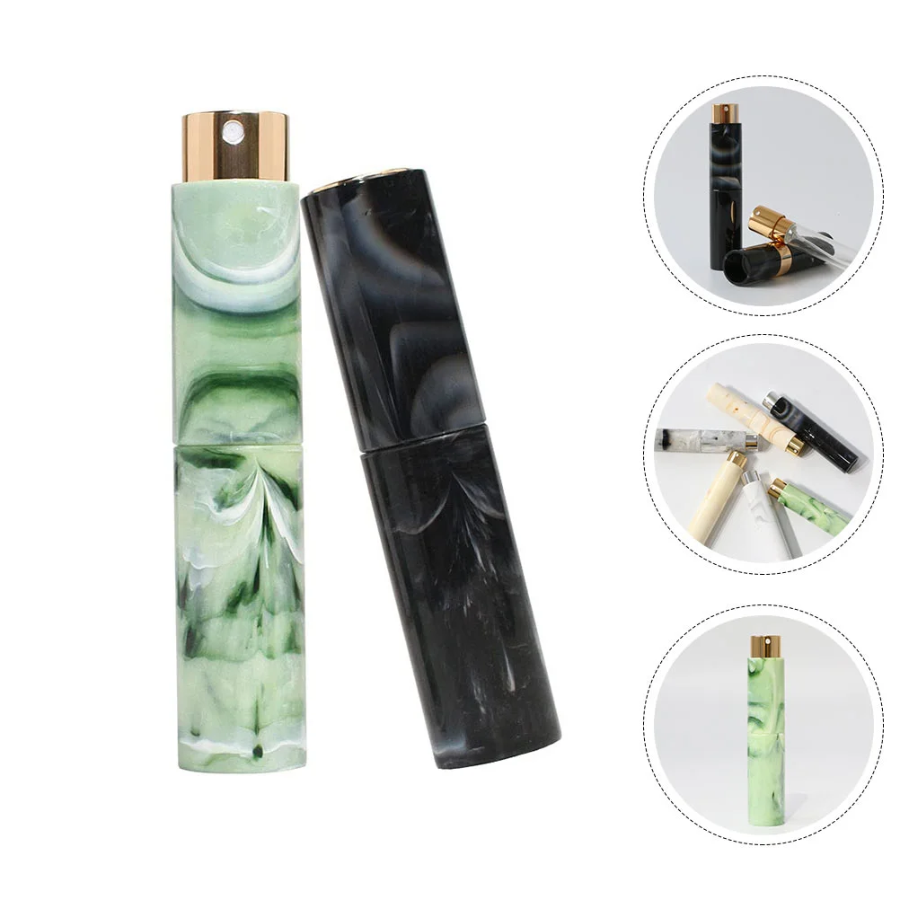 

2 Pcs Travel Toiletry Containers Rotating Perfume Tube Scent Subpackaging Bottles Perfumes