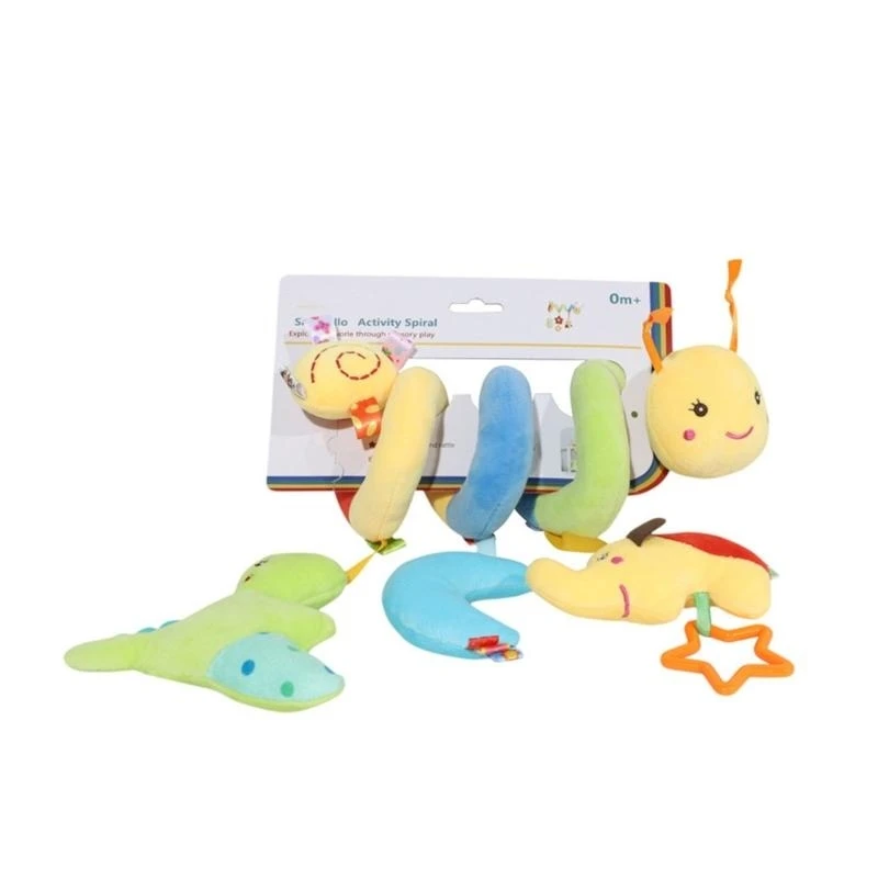 Culla per bambini Sonagli appesi Seggiolini per auto a spirale Giocattolo per neonati Ragazzi Ragazze 15UB