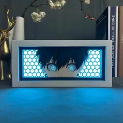 Lightbox Yoichi Isagi Blue Lock for Room Decoration Manga Paper Cut Table Desk Lamp Anime Light Box Blue Lock Dropshipping