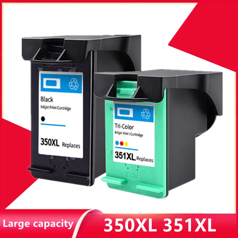 For hp350 350XL 351XL ink cartridge Replacement for HP 350 351 for D4200 D4260 D4263 D4360 J5730 5780 5785 C4380 4480 4580 4270