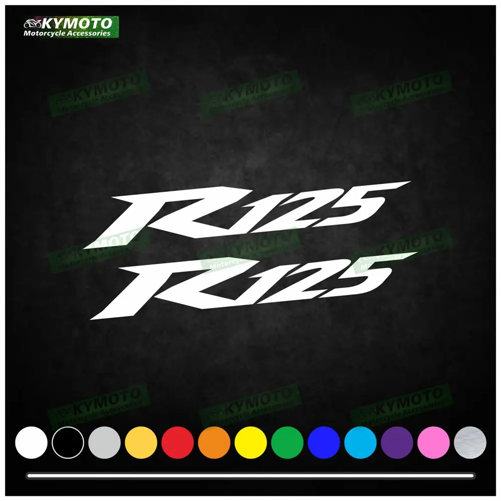 

For YZF R125 R 125 motorcycle accessories decals fairing decoration helmet fuel tank engine logo reflective sticker decoration
