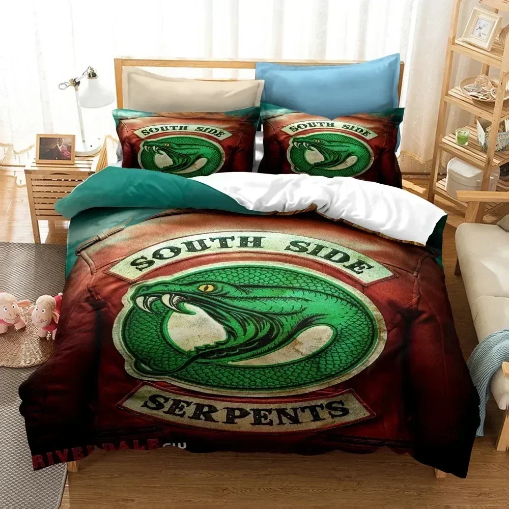 3D Printed Tv Riverdale Bedding Set Duvet Cover Bedroom Comforter Covers Single Twin King Size Quilt Cover Home Textile