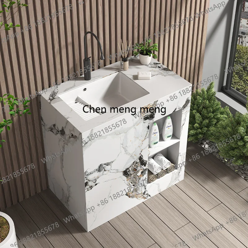 

Колонная раковина из каменной плиты, встроенная уличная каменная керамическая раковина, стиральный бассейн, стиральная доска, слот для улицы, умывальник во дворе