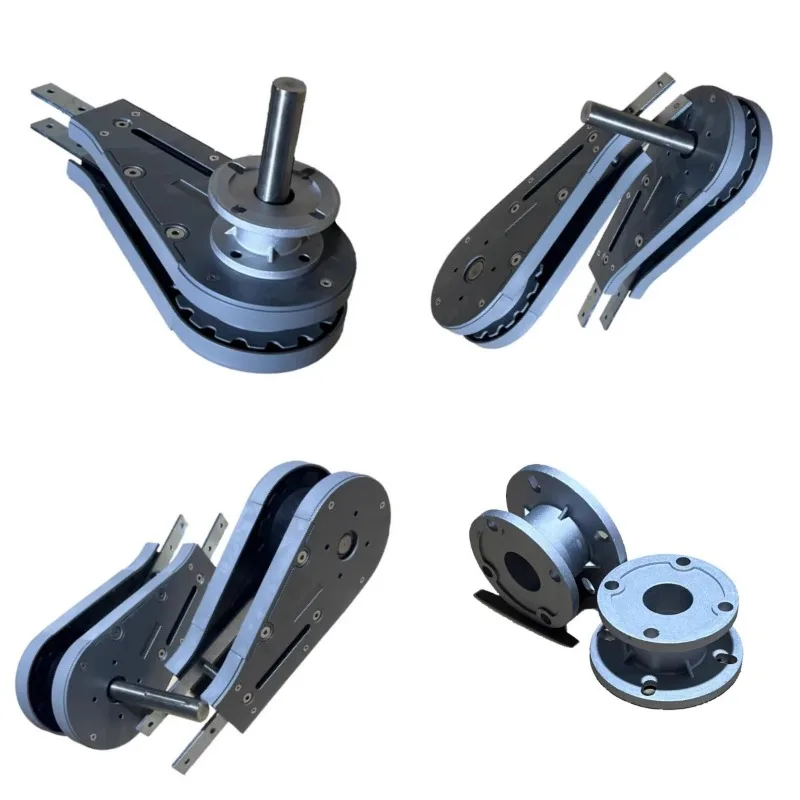 Flexible Chain Conveyor Drive Head Tail Assembly Plastic Tooth Chain Drive Unit Flexible Chain Conveyor Spare Parts