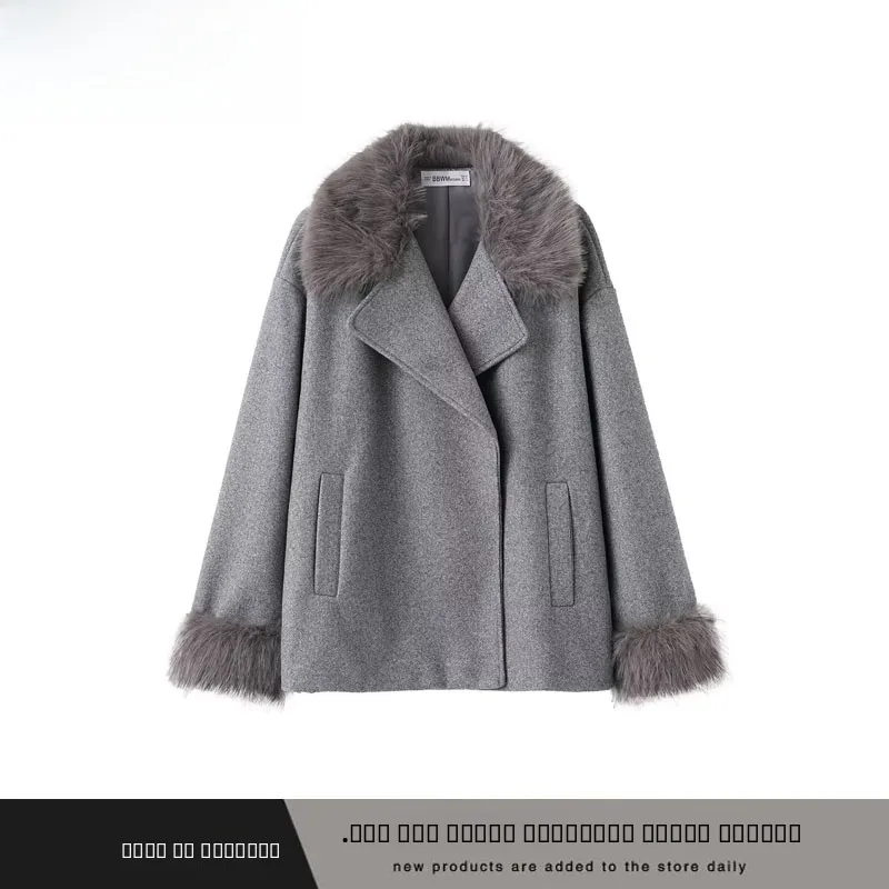 

Faionable ZR Sle женское свободное пальто Long Sve, новое осенне-зимнее пальто из полиэфирного волокна, корейская версия, пальто Jaet