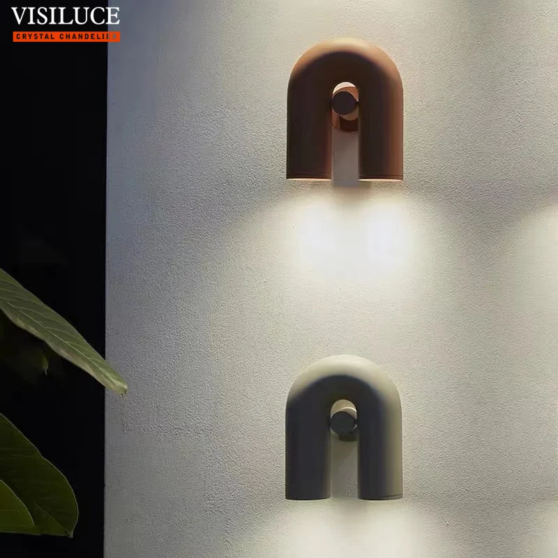 

Minimalist U-shaped Led Wall Lamp Background Beside Light Living Room Sofa Nordic Staircase Corridor wall sconce Lights