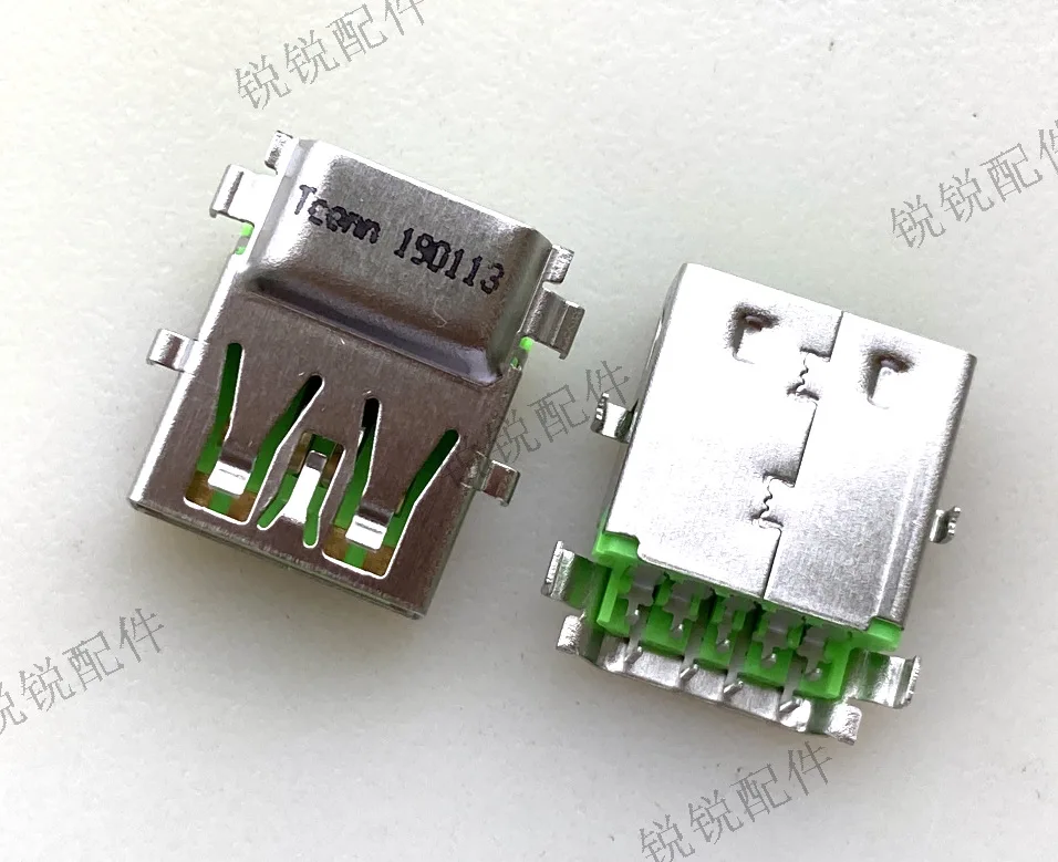 

For notebook, computer USB 3.0 interface female socket female, green 9-pin touchpoint gold-plated, reverse socket