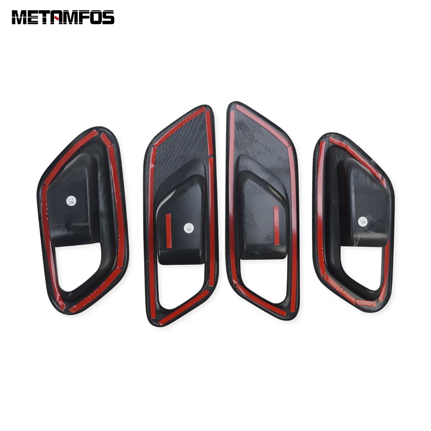 Accessories For Nissan X-trail Xtrail Rogue T33 2021 2022 2023 2024 Interior Carbon Fiber Door Handle Bowl Cover Trim Sticker