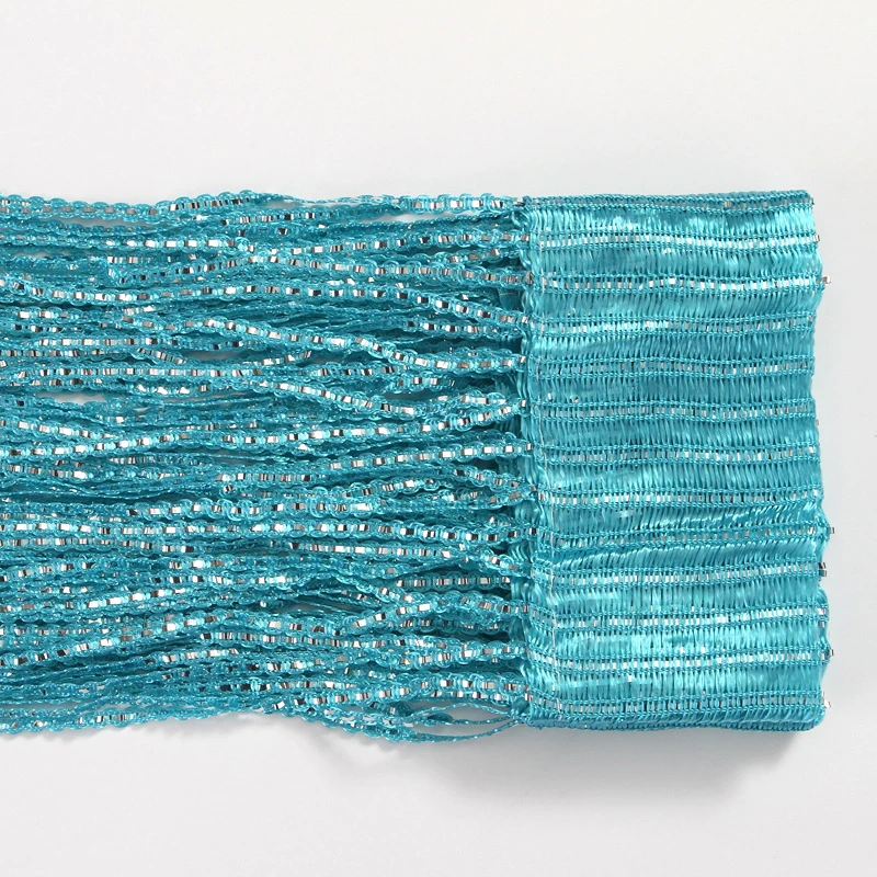 Door String Curtain Wall Panel Fringe Window Room Divider Patio Bedroom Decorative Screen Ribbon Strip Thread for Wedding Coffee