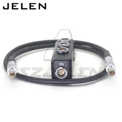 RS 3pin female  TO 2x0B 2pin+ RS 3 pin female for Sony venice RS 3pin 24V distributor