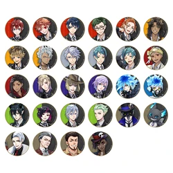 Twist Wonderland Game 50mm Idia Floyd Malleus Lilia Metal Badge Brooch Pins Anime Gift Unisex Bag Pendant