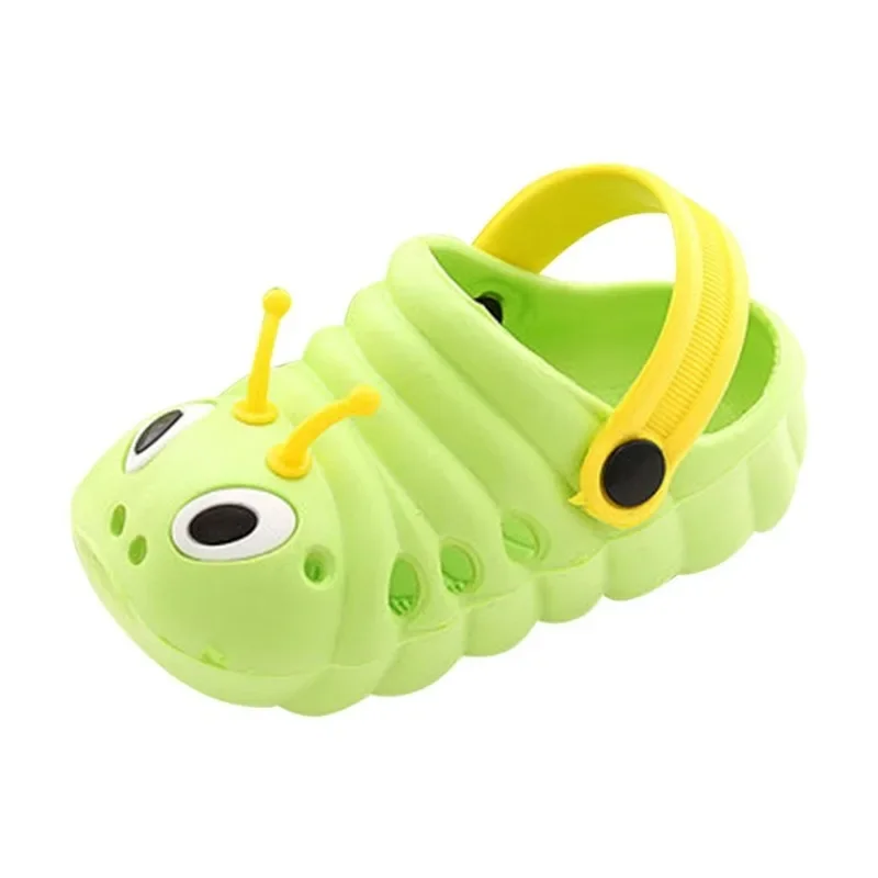 children garden shoes Cute Cartoon Caterpillar Beach Sandals babies summer slippers high quality kids Slippers Flip Shoes 2019