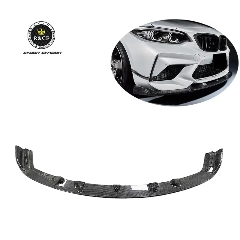 

F87 M2C 3DD Style Front Bumper Splitter Spoiler Carbon Fiber Front Lip for BMW F87 M2C Competition