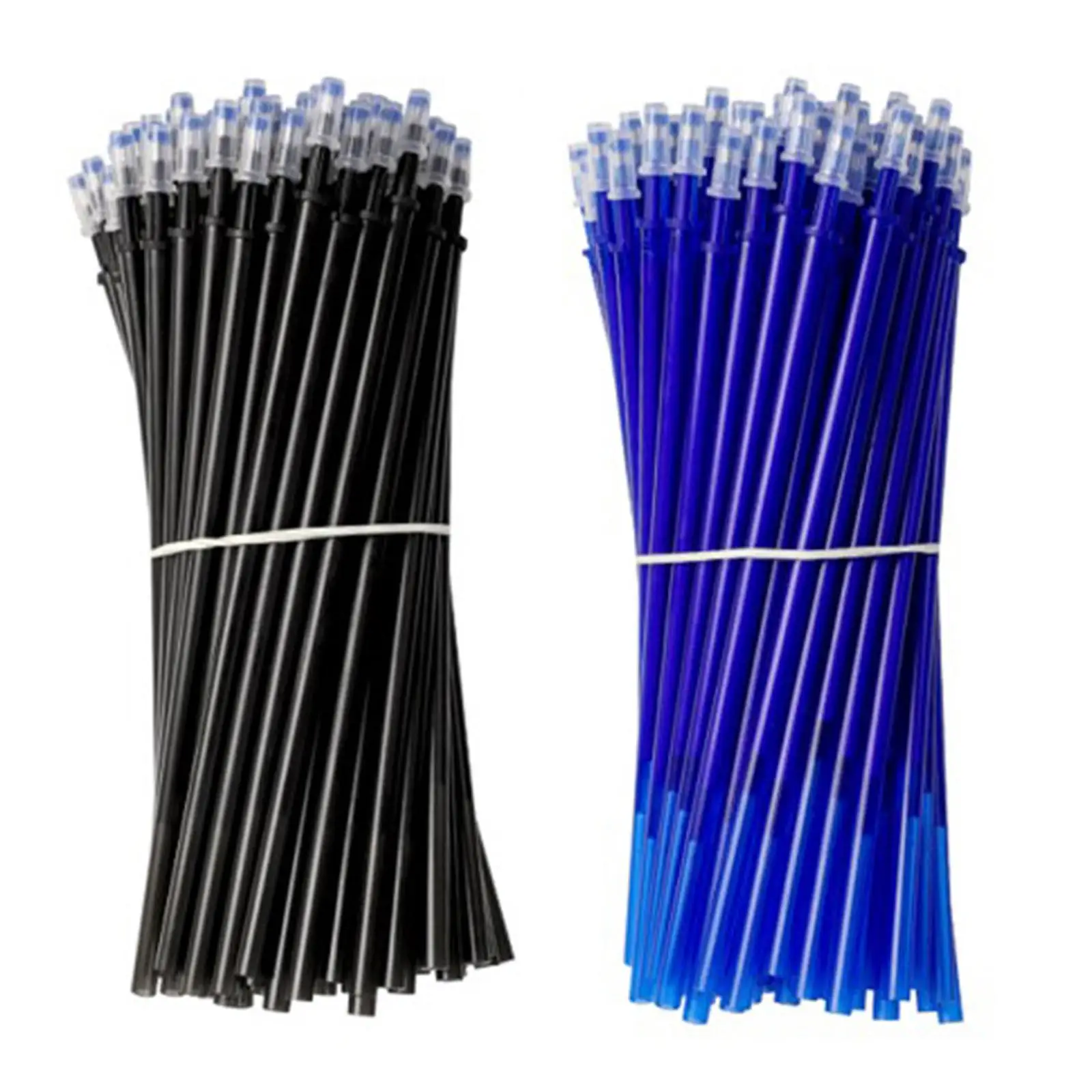 50Pcs 0.5mm Erasable Pen Refills Signing Replacement Gel Pens Ink Refills for Stationery