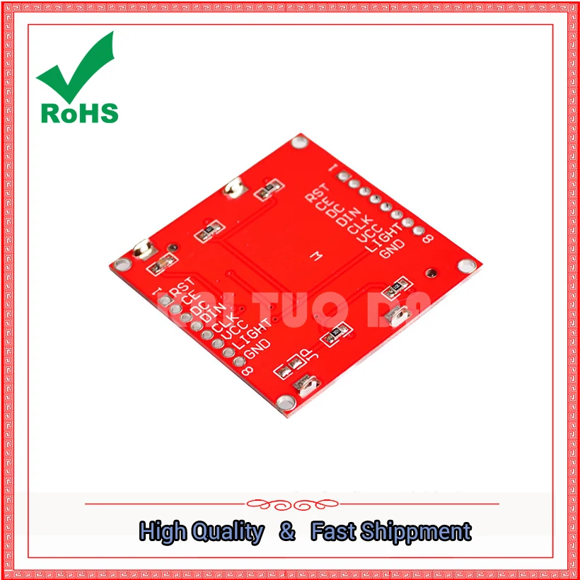5110 Red Screen single-chip Development Board Dedicated LCD LCD Module Provides The Driver