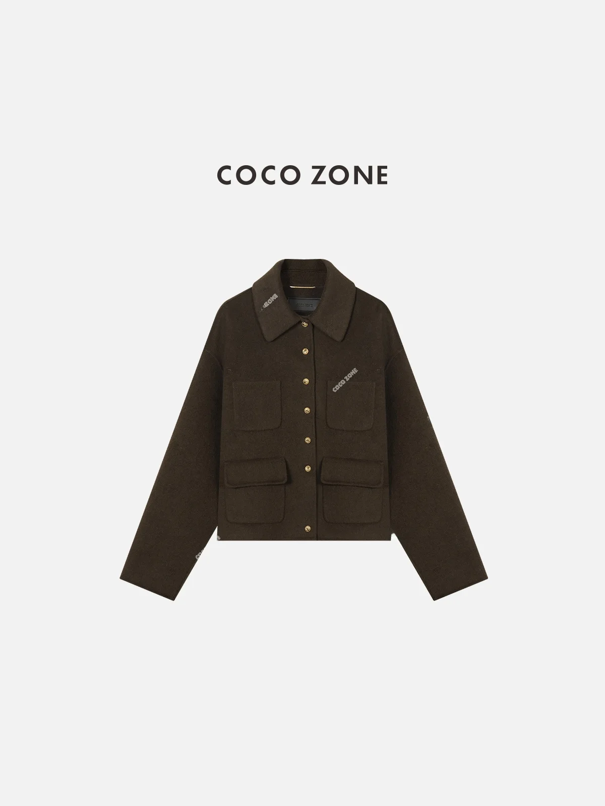 

Пальто Ele Long Sve с воротником, на одной пуговице, универсальное, осенняя коллекция, прямого кроя, из смесовой шерсти