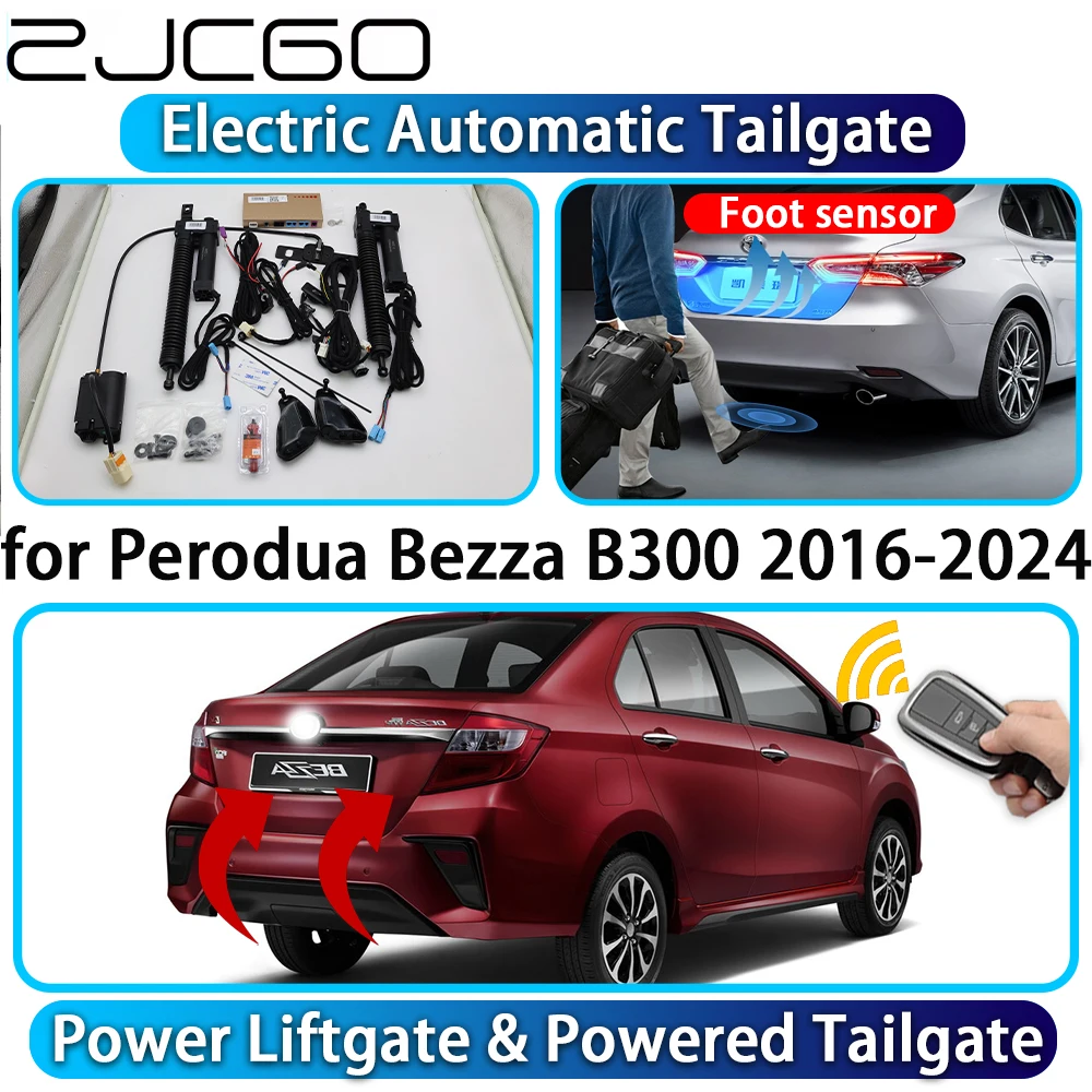 ZJCGO for Perodua Bezza B300 2016-2024 OEM Automatic Power Liftgate Powered Tailgate Intelligent System Trunk Control Lift Kit
