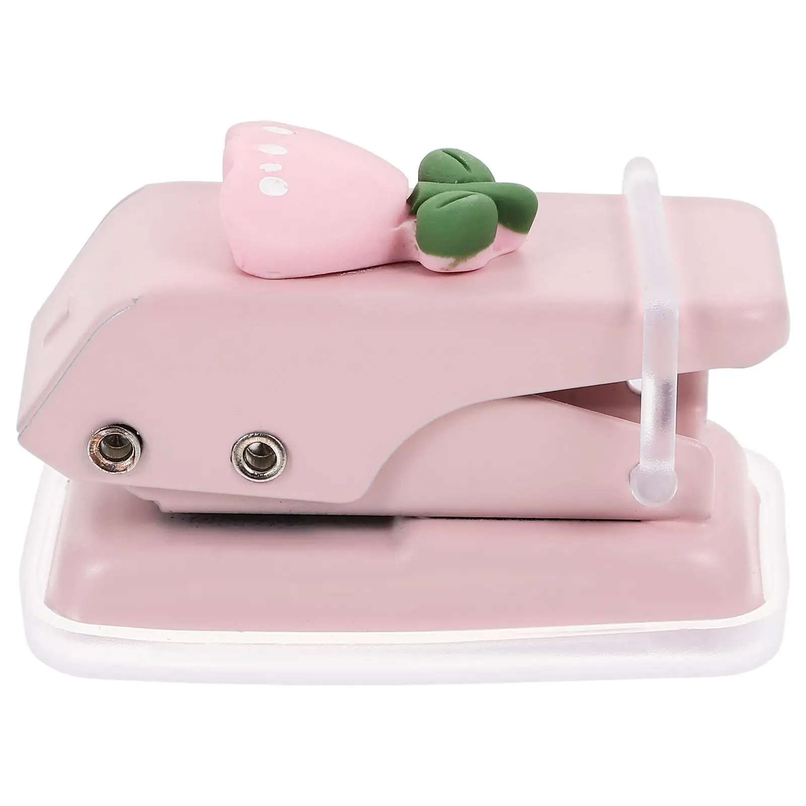 Мини-дырокол с милыми цветами, профессиональный одиночный маленький дырокол-планировщик, вкладыш, внутренние страницы, отверстия для бумаги