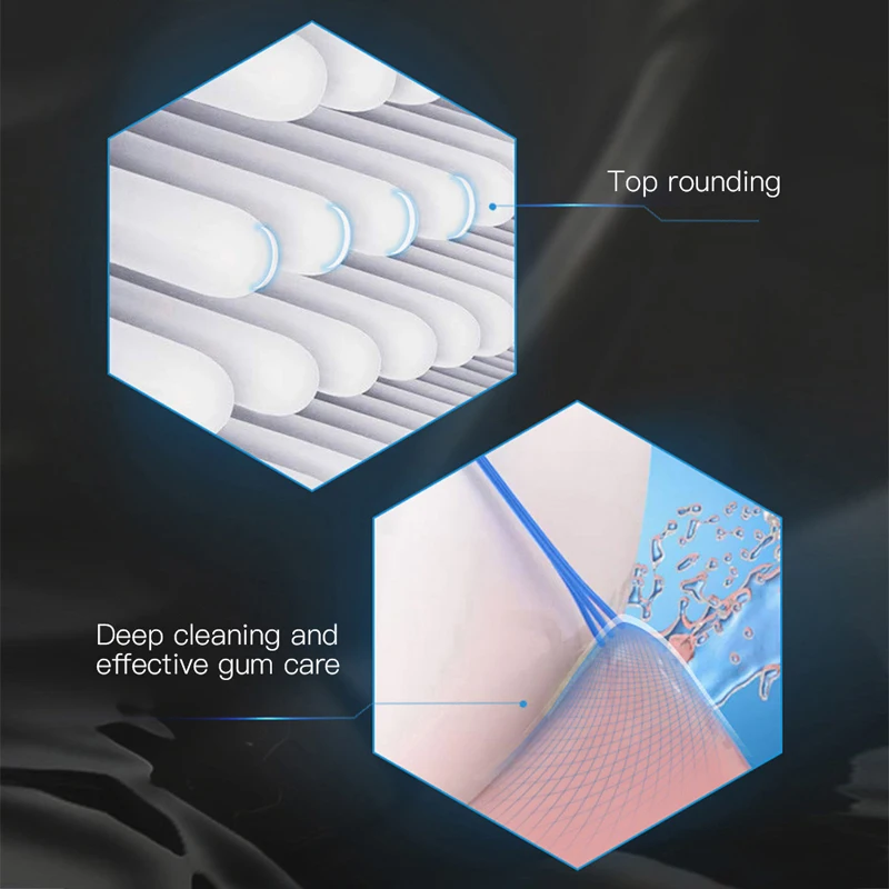 Thay Thế Oral B Đầu Chéo Hành Động Màu Đen Sâu Làm Sạch Răng Nạp Lại Cho Răng Miệng Điện Bàn Chải Đánh Răng