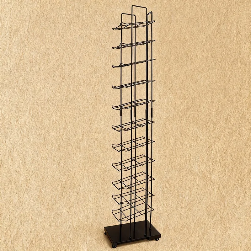 Display stand floor-to-ceiling multi-layer supermarket hat display stand baseball cap straight multi-layer y
