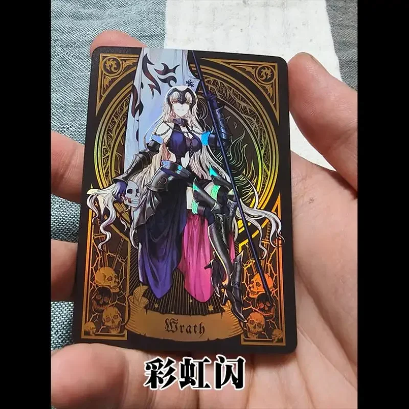 อะนิเมะเทพธิดา Story DIY ACG ของเล่นสําหรับชาย Ishtar Tamamo ไม่มี Joan of Arc เลเซอร์หักเหการ์ดสะสมของขวัญวันเกิด